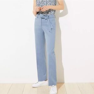Light Blue Belted Trouser